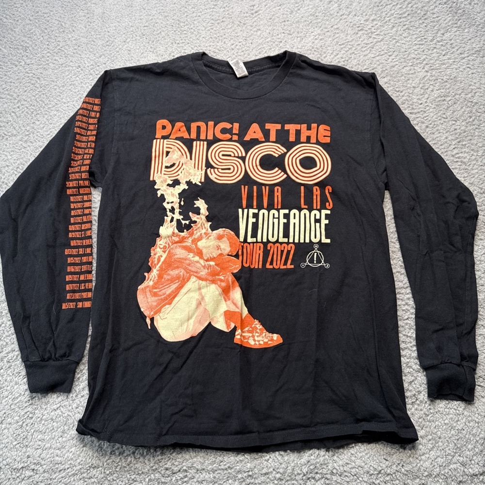 Panic! At The Disco Viva Las Vengeance 2022 Concert Tour T Shirt Mens Large